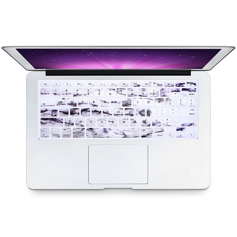Marble Design laptop Silicone Keyboard cover custom keyboard skin for Macbook Pro 15 Retina English Version