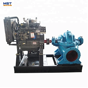 Centrifugal water pump 20hp with diesel engine
