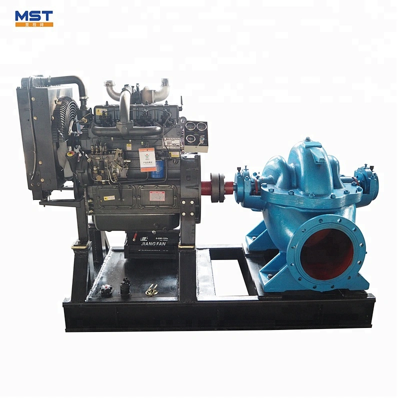 Centrifugal water pump 20hp with diesel engine