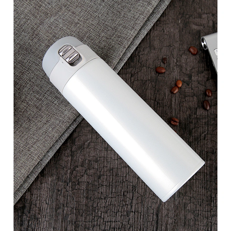 Fashion design Printed logo stainless steel cup bounce one-touch cup for wholesale