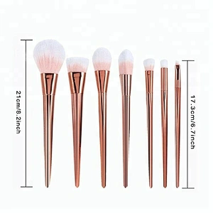 Wholesale Rose Gold Beauty 7pcs Makeup Brush Set