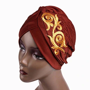 New Two Colors Elastic Fabric Style Wholesale Muslim Hijab Caps For Women