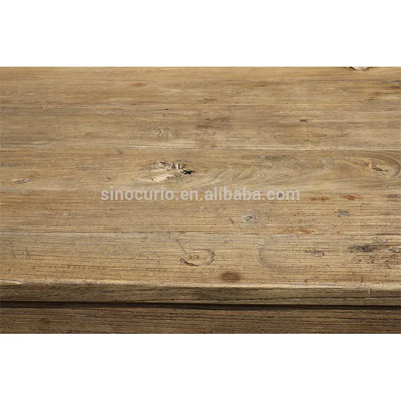 recycled wood table top & dinning table set cheap wholesale furniture in china solid wood slabs