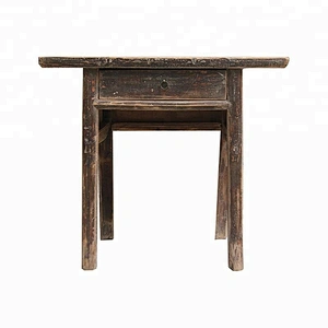 chinese antique vintage rustic furniture, distressed living room table