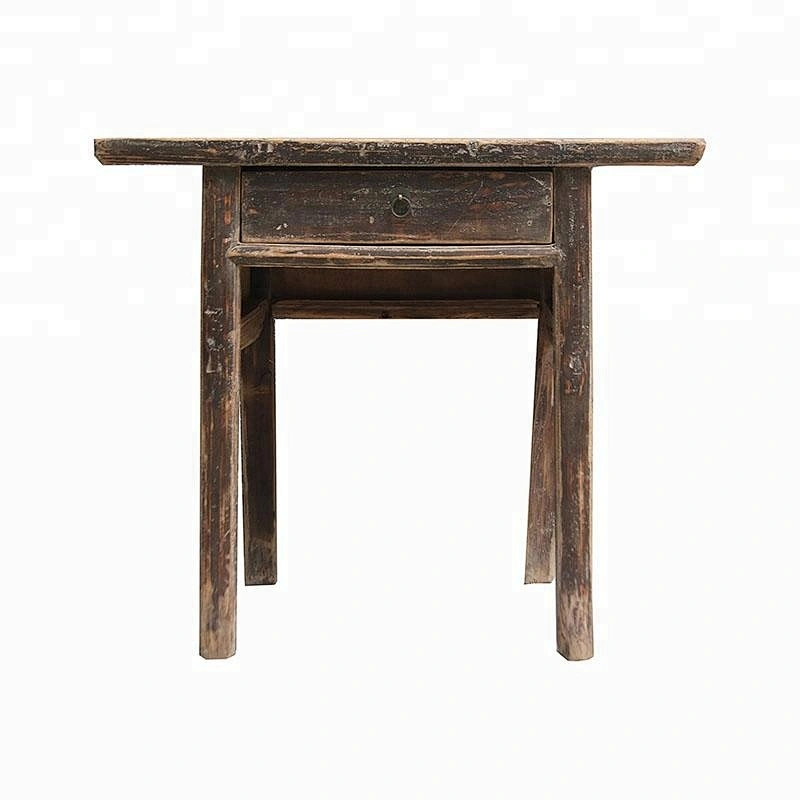 chinese antique vintage rustic furniture, distressed living room table