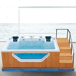 Foshan Sanitary Ware Swimming Pool Spa Bathtub Outdoor Hot Tub For Adult