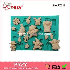 Interesting Christmas series of silicone cake mould