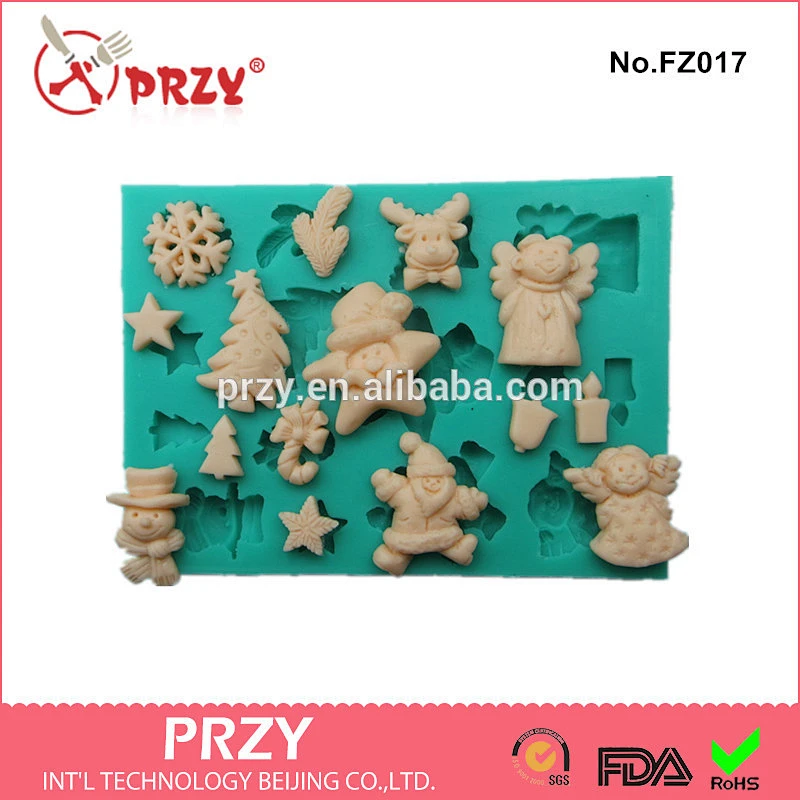Interesting Christmas series of silicone cake mould