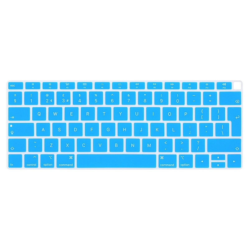 Hot Sale Dustproof colored Silicone English Keyboard Cover laptop skin For macbook air a1932 covers Air 13