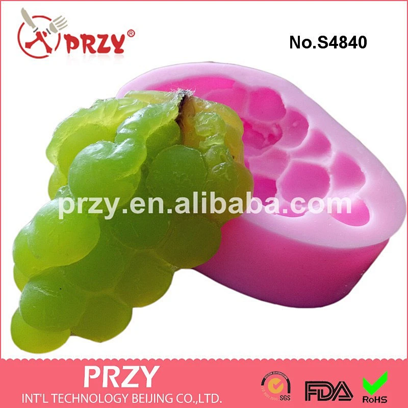 S4840 grape Shaped DIY Silicone Chocolate Cake Molds Fruit Cake Baking Tools