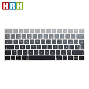 Spanish Ombre Color Keyboard Protector Cover Skin For Magic Keyboard MLA22LLB/A,EU Spanish keyboard skin
