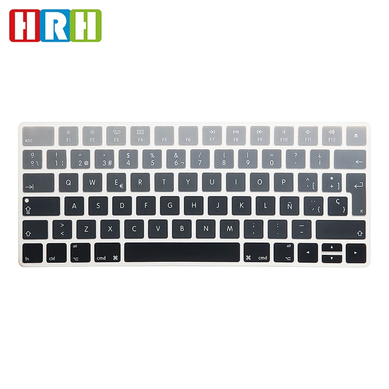 Spanish Ombre Color Keyboard Protector Cover Skin For Magic Keyboard MLA22LLB/A,EU Spanish keyboard skin