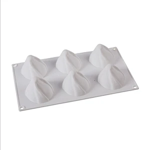 Christmas 6 Hat Mousse Cake 3D French Dessert Christmas Mousse Mould/Mold For Baking