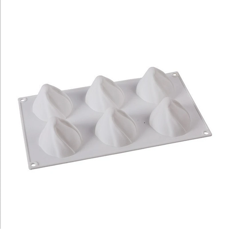 Christmas 6 Hat Mousse Cake 3D French Dessert Christmas Mousse Mould/Mold For Baking