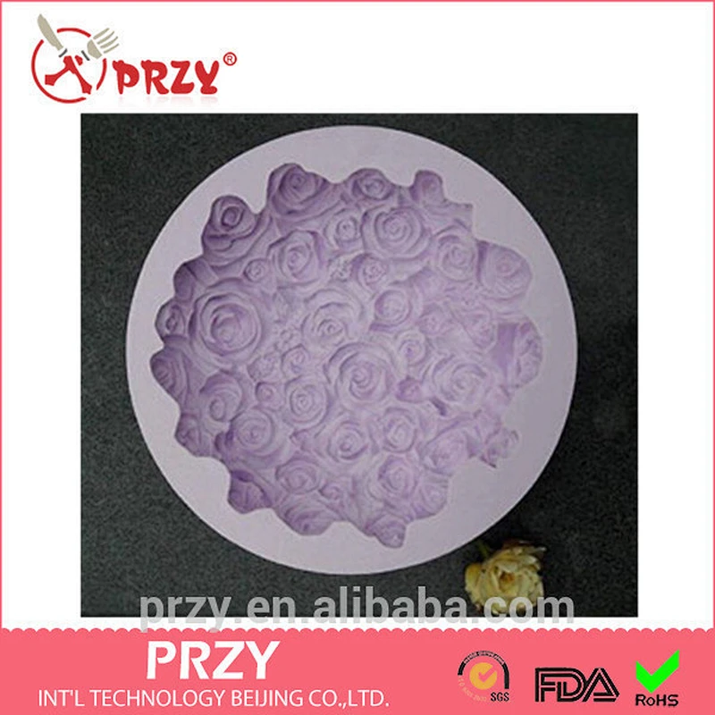 S7014 DIY handmade 3d Flower Bouquet molds for soap Flower Bouquet flower candle molds