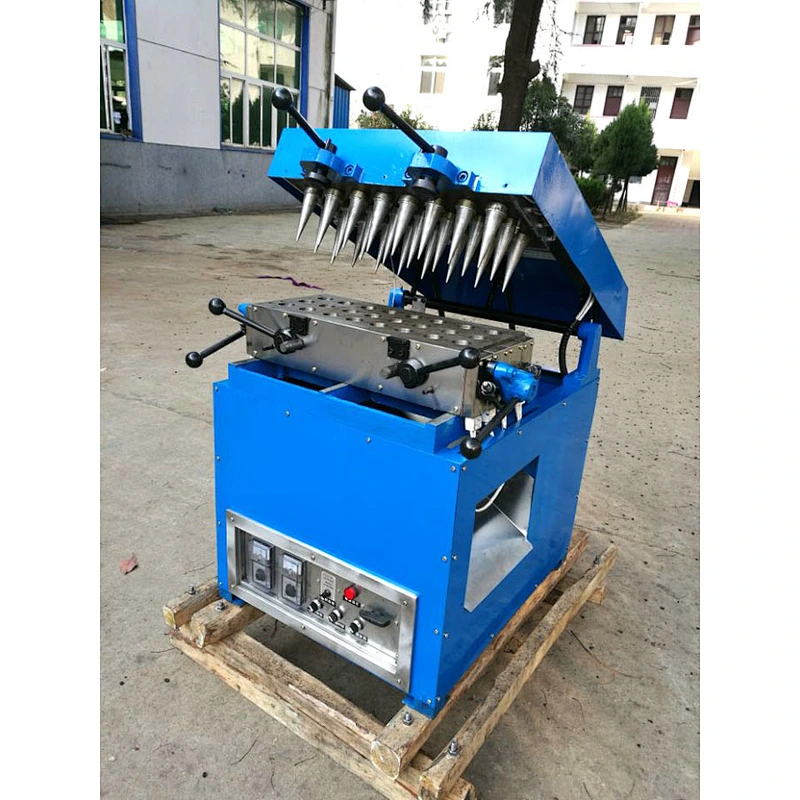 High Quality Stainless Steel Waffle Cone Maker and Soft Ice Cream Cone Making Machine