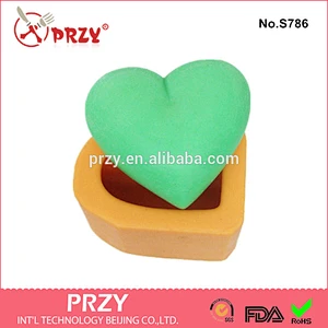 DIY heart-shaped silicone soap mold