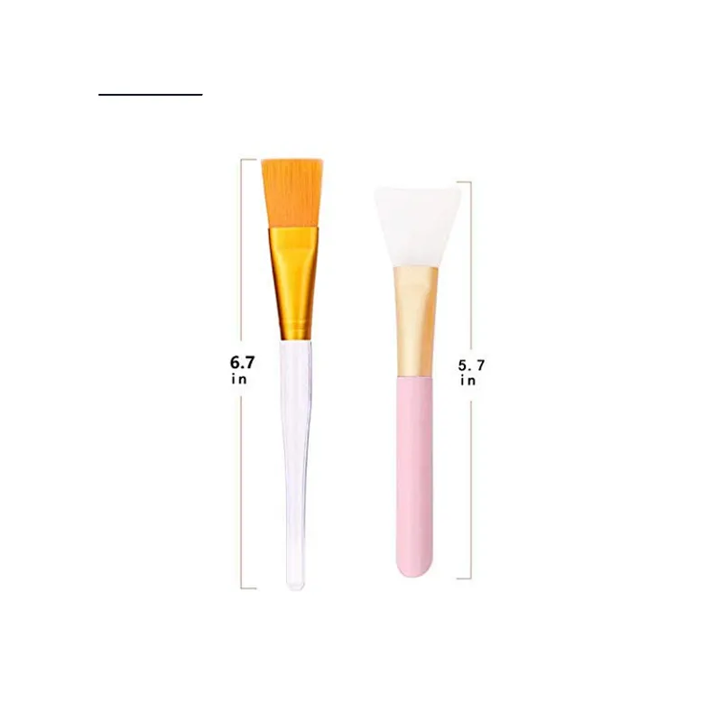 Wood handle face facial mask makeup brush for beauty tools cosmetic mask brush
