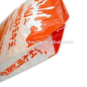 Moistureproof mildew design printing plastic bopp laminated cement packaging bag 20kg
