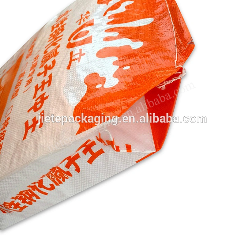 Moistureproof mildew design printing plastic bopp laminated cement packaging bag 20kg