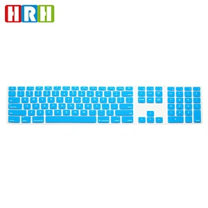Numeric keypad skin silicone keyboard cover for imac G6 US silicone cover for keyboard for imac