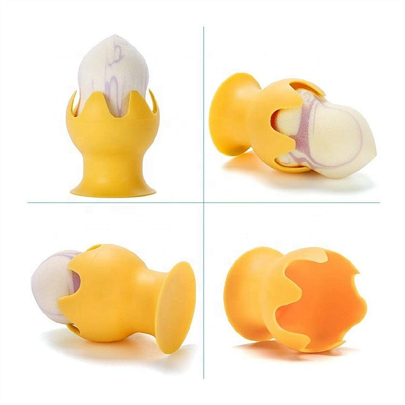 New Wet And Dry Multifunctional Foundation Make Up Puff Marble Makeup Sponge With Holder Egg Shape Cosmetic Shelf