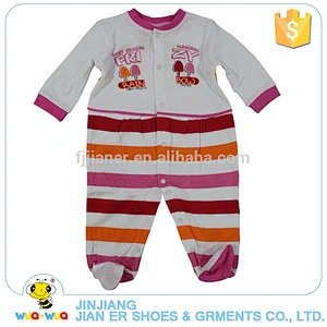 China wholesale custom winter long sleeve infant wear clothing girl romper