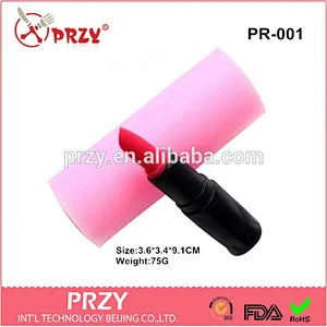 PR-001 PRZY 2015 new wholesale lipstick shaped cake decorating 3d silicone mold
