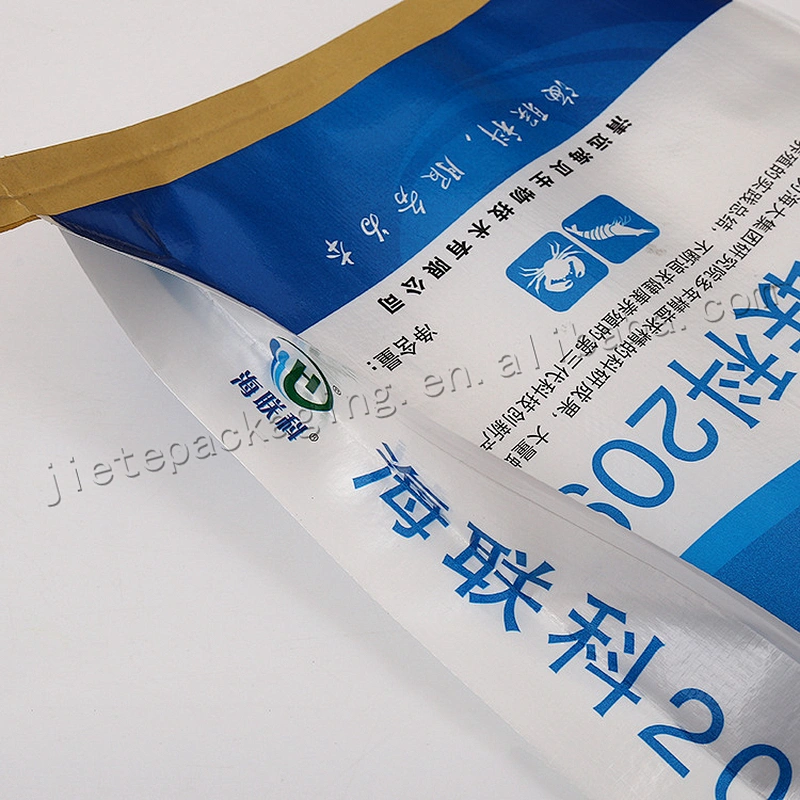Professional manufacture 10kg fish and halobios plastic feed bag