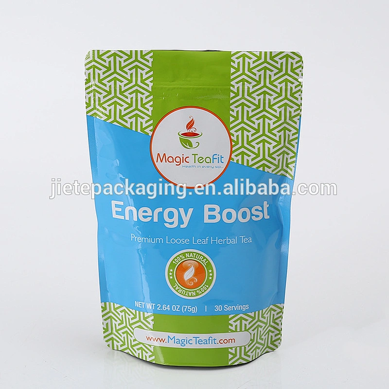 customized food grade moisture-proof pe bag tea packaging