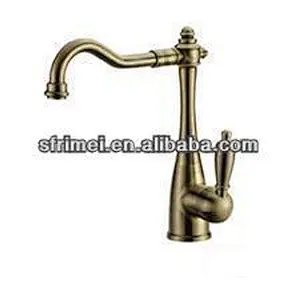 Classical Bronze Plated Long Bending Neck Single Lever Kitchen Faucets