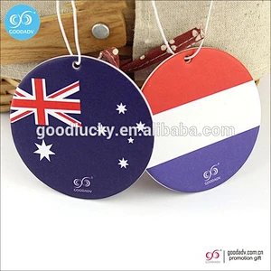 Promotional car air fresheners hanging car air fresheners custom print