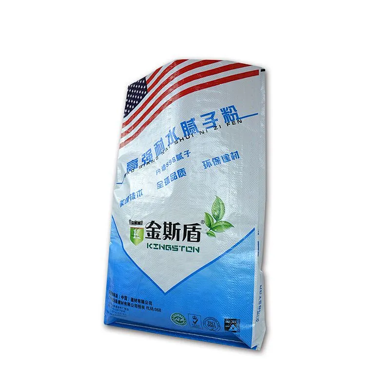 Custom color printing packaging bag for putty powder, tile use