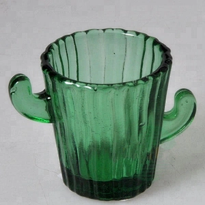 Cactus Shaped Glass Cup/ Mini Wine Cup