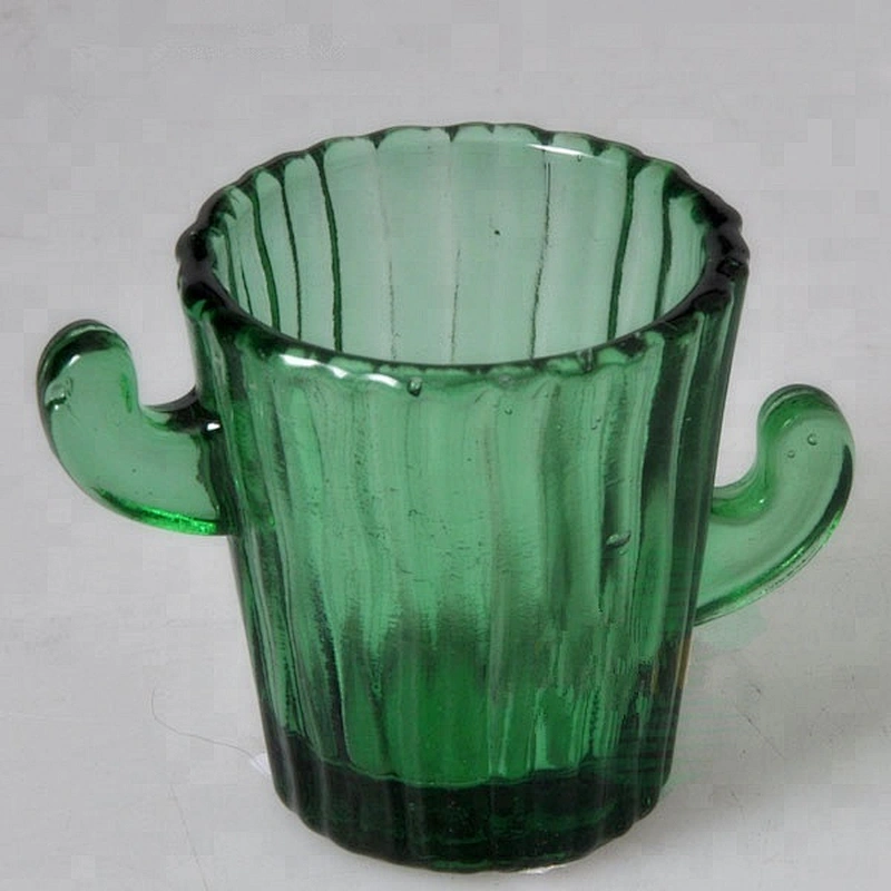 Cactus Shaped Glass Cup/ Mini Wine Cup