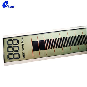 transparent blood-pressure meter tn lcd display
