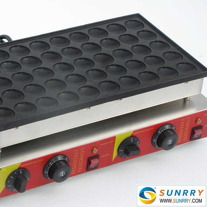 2018 Hot Sell Single Plate 50 Pcs Electric Poffertjes Grill Maker and Poffertjes Baker