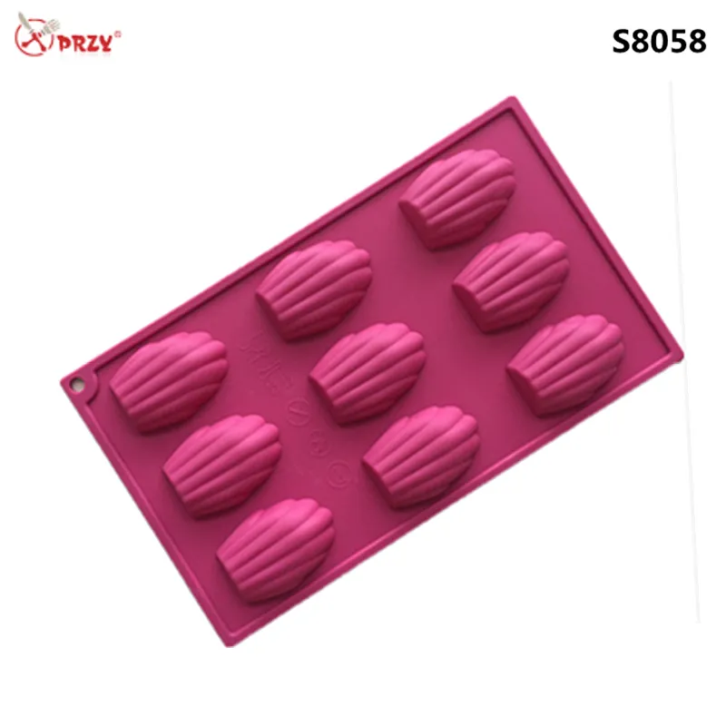 PRZY Seashell shape Fondant Silicone cake pan Molds silicone chocolate cake decoration Soap mold