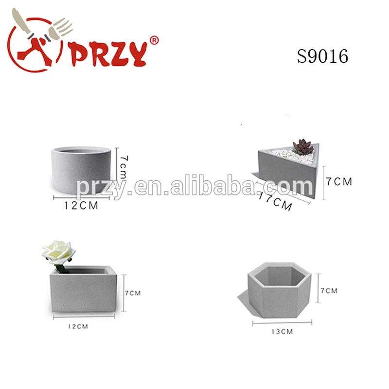 S9019 Concrete pot moulds clay moulds silicone vase molds DIY craft molds flower planter garden pot