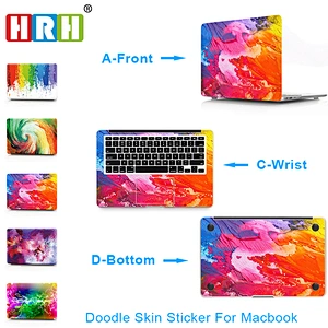 Fancy Waterproof Laptop Body Skin Guard custom decal stickers Dustproof Skin Sticker vinyl stickers for macbook air pro retina