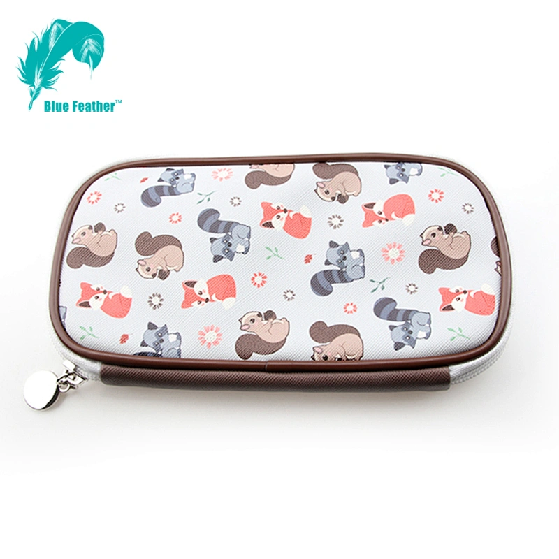 Student's Favourite Pu Leather Pencil Bag
