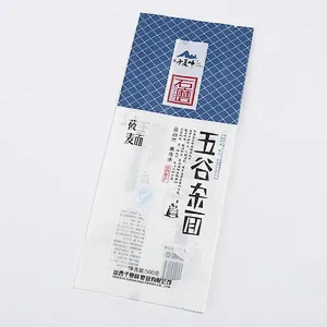 Custom colorful PE bags are used for noodle packing