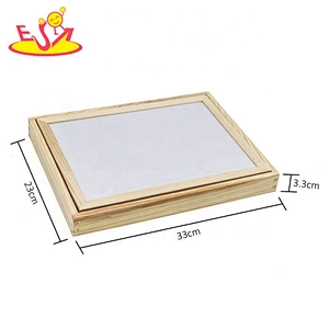 Top sale educational wooden magnetic drawing board for kids W12B060