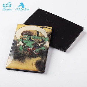 Promotion epoxy fridge magnet for travel