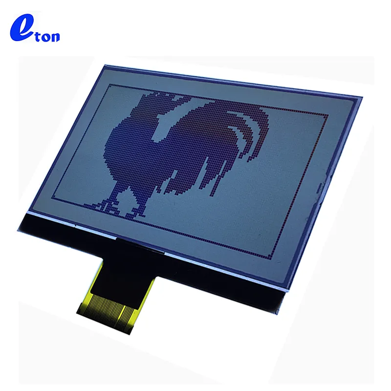 128x64 COG graphic LCD display module with flexible customization