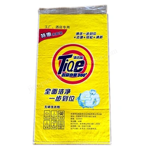 Top sale plastic laundry detergent packaging bag 40lb in bulk for hotel