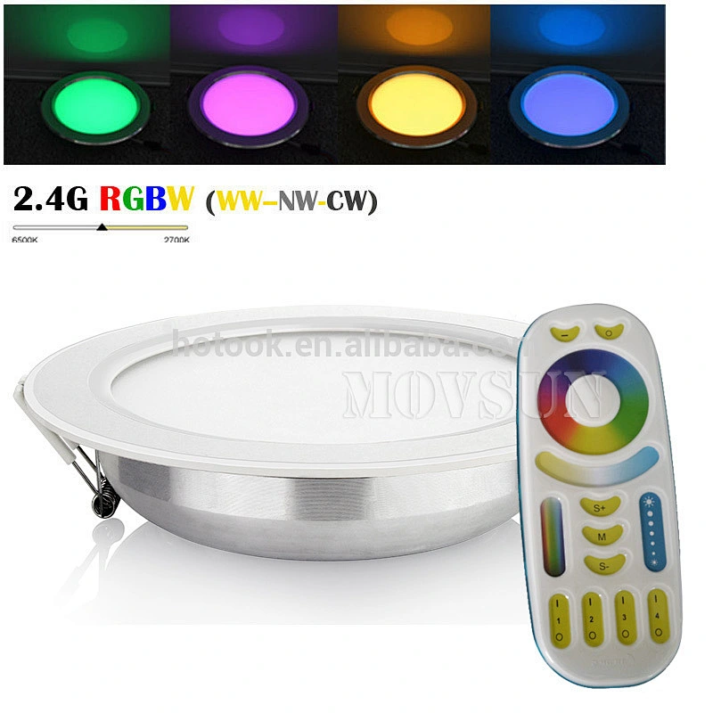 2.4G Wireless 4-zone Remote and Smartphone APP Wifi Control Mi.light 6W 12W LED Downlight