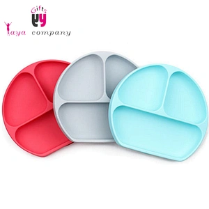 100% Food Grade Dinner Placemat Baby Feeding Silicone bowl