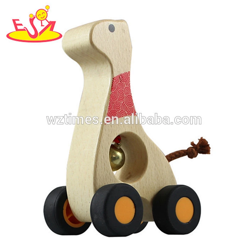 wholesale cute baby wooden winnie bell cart toy superior wooden winnie bell cart toy W04A048