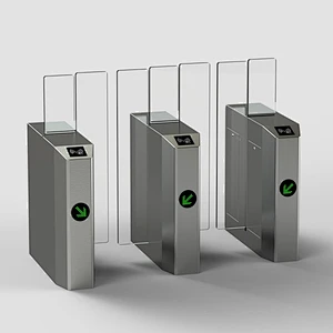 China auto access control entrance swing baffle gate